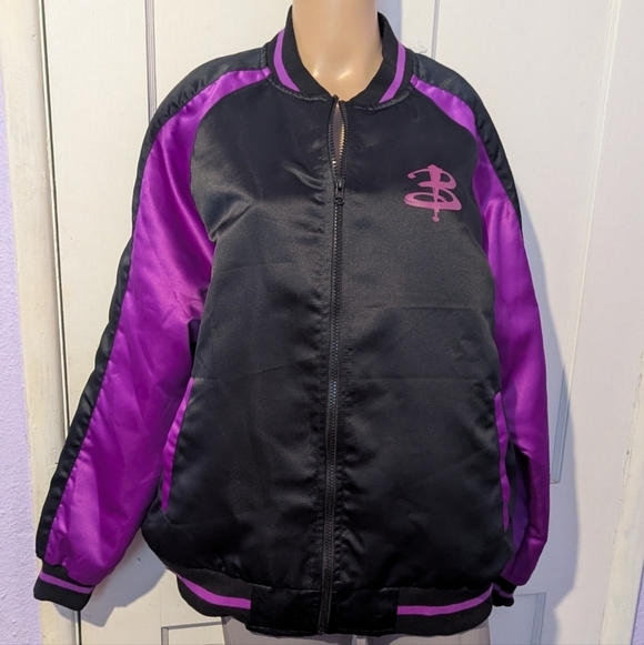 Buffy Jackets & Blazers - Buffy Black and Purple Varsity Jacket